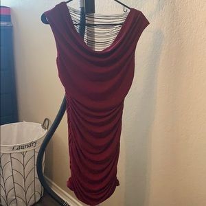 Red formal dress